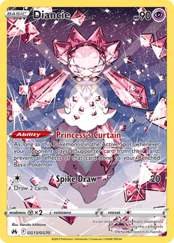 Diancie #GG13 Diancie - Crown Zenith Galarian Gallery - #GG13 - Pokemon TCG card
