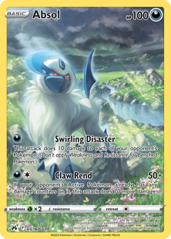 Absol #GG16 Absol - Crown Zenith Galarian Gallery - #GG16 - Pokemon TCG card