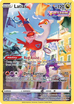 Latias #GG20 Latias - Crown Zenith Galarian Gallery - #GG20 - Pokemon TCG card