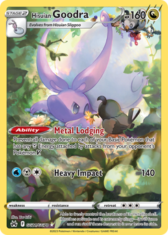 Hisuian Goodra #GG21 Hisuian Goodra - Crown Zenith Galarian Gallery - #GG21 - Pokemon TCG card