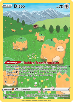 Ditto #GG22 Ditto - Crown Zenith Galarian Gallery - #GG22 - Pokemon TCG card