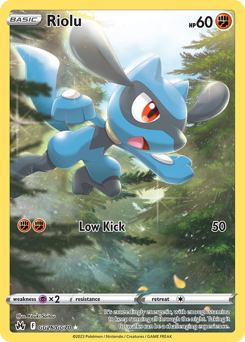 Riolu - Crown Zenith Galarian Gallery - #GG26 - Pokemon TCG card