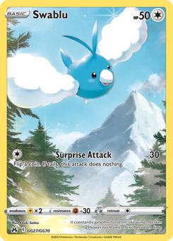 Swablu #GG27 Swablu - Crown Zenith Galarian Gallery - #GG27 - Pokemon TCG card