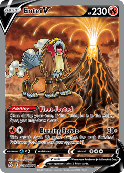 Entei V #GG36 Entei V - Crown Zenith Galarian Gallery - #GG36 - Pokemon TCG card