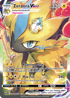 Zeraora VMAX #GG42 Zeraora VMAX - Crown Zenith Galarian Gallery - #GG42 - Pokemon TCG card