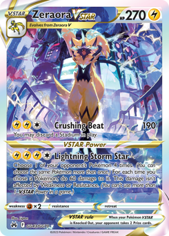 Zeraora VSTAR #GG43 Zeraora VSTAR - Crown Zenith Galarian Gallery - #GG43 - Pokemon TCG card