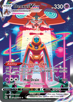 Deoxys VMAX #GG45 Deoxys VMAX - Crown Zenith Galarian Gallery - #GG45 - Pokemon TCG card