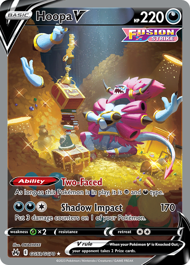 Hoopa V - Crown Zenith Galarian Gallery - #GG53 - Pokemon TCG card