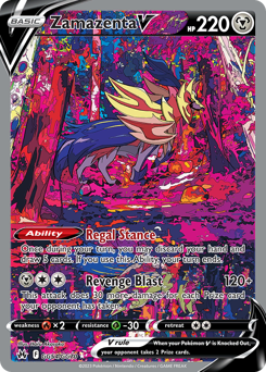 Zamazenta V #GG54 Zamazenta V - Crown Zenith Galarian Gallery - #GG54 - Pokemon TCG card