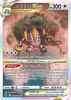 Regigigas VSTAR - Crown Zenith Galarian Gallery - #GG55 - Pokemon TCG card