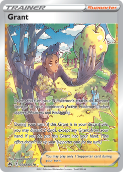Grant - Crown Zenith Galarian Gallery - #GG62 - Pokemon TCG card