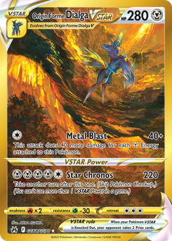 Origin Forme Dialga VSTAR - Crown Zenith Galarian Gallery - #GG68 - Pokemon TCG card