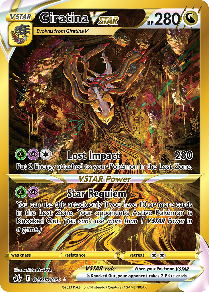 Giratina VSTAR - Crown Zenith Galarian Gallery - #GG69 - Pokemon TCG card