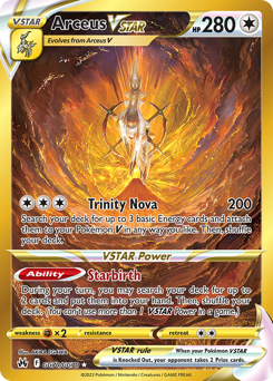Arceus VSTAR #GG70 Arceus VSTAR - Crown Zenith Galarian Gallery - #GG70 - Pokemon TCG card