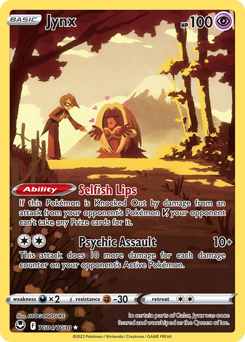 Jynx #TG04 Jynx - Silver Tempest Trainer Gallery - #TG04 - Pokemon TCG card