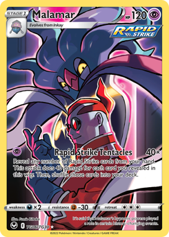 Malamar - Silver Tempest Trainer Gallery - #TG06 - Pokemon TCG card