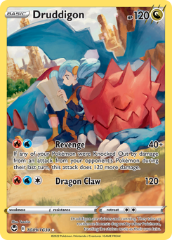 Druddigon - Silver Tempest Trainer Gallery - #TG09 - Pokemon TCG card