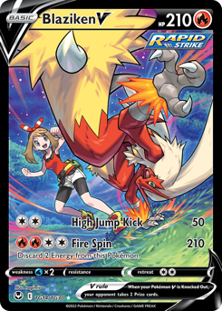 Blaziken V #TG14 Blaziken V - Silver Tempest Trainer Gallery - #TG14 - Pokemon TCG card