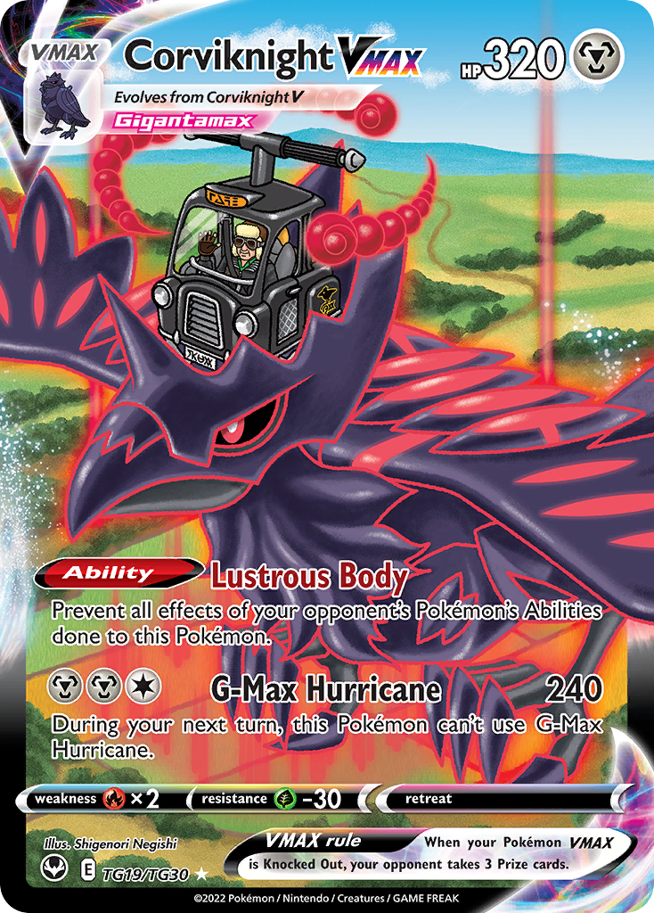 Corviknight VMAX - Silver Tempest Trainer Gallery - #TG19 - Pokemon TCG card