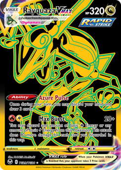 Rayquaza VMAX #TG29 Rayquaza VMAX - Silver Tempest Trainer Gallery - #TG29 - Pokemon TCG card