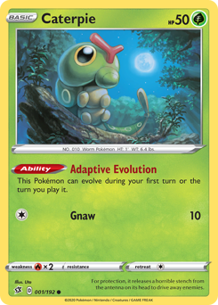 Caterpie - Rebel Clash - #1 - Pokemon TCG card