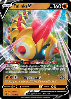 Falinks V - Rebel Clash - #110 - Pokemon TCG card