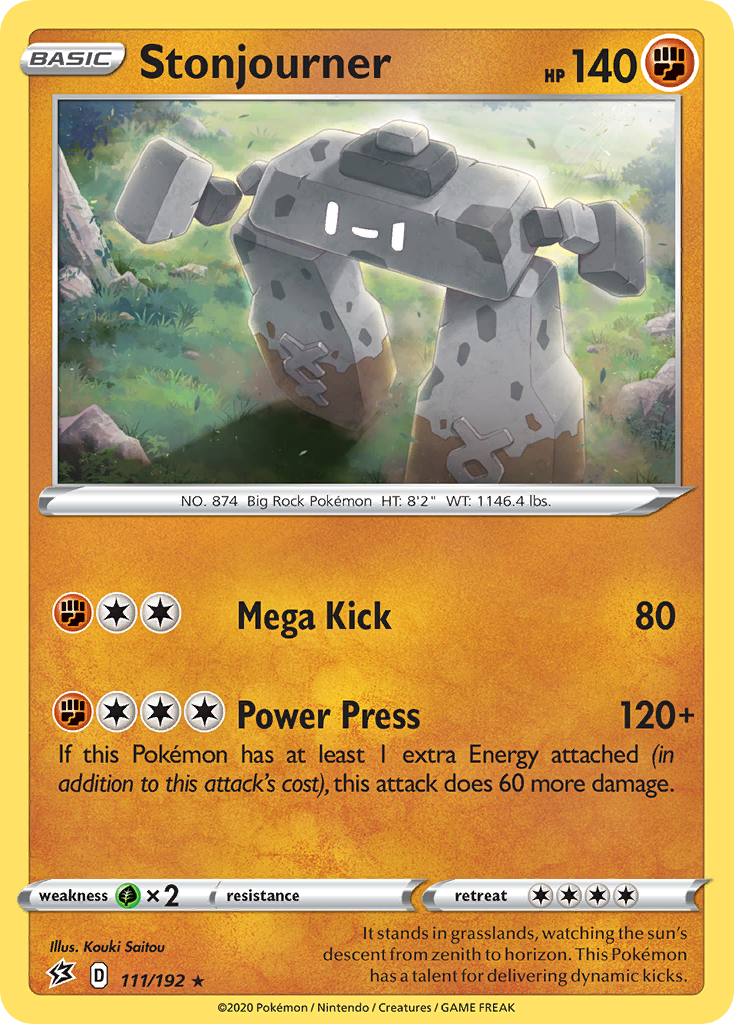 Stonjourner - Rebel Clash - #111 - Pokemon TCG card