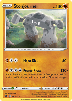 Stonjourner - Rebel Clash - #111 - Pokemon TCG card