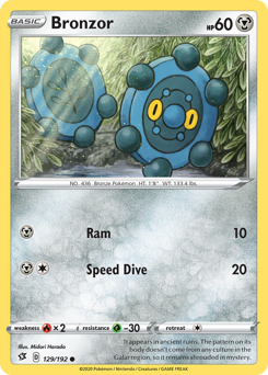 Bronzor - Rebel Clash - #129 - Pokemon TCG card