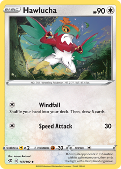Hawlucha #148 Hawlucha - Rebel Clash - #148 - Pokemon TCG card