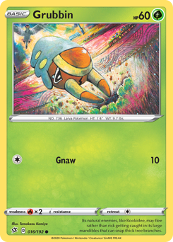 Grubbin #16 Grubbin - Rebel Clash - #16 - Pokemon TCG card
