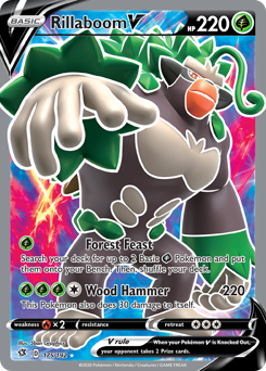 Rillaboom V - Rebel Clash - #175 - Pokemon TCG card