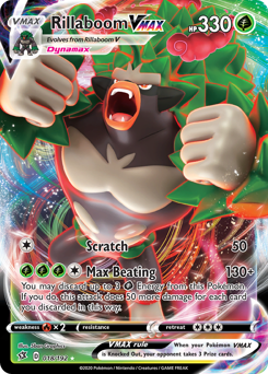 Rillaboom VMAX - Rebel Clash - #18 - Pokemon TCG card
