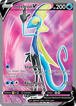 Inteleon V - Rebel Clash - #180 - Pokemon TCG card