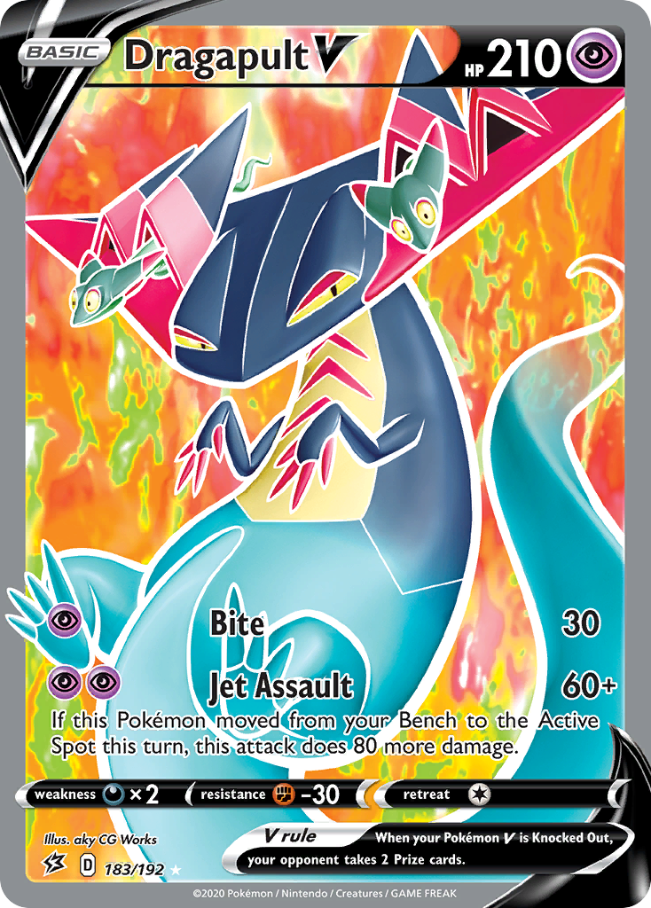 Dragapult V - Rebel Clash - #183 - Pokemon TCG card