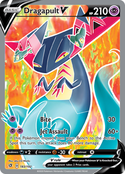 Dragapult V - Rebel Clash - #183 - Pokemon TCG card