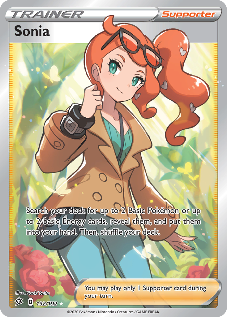 Sonia - Rebel Clash - #192 - Pokemon TCG card