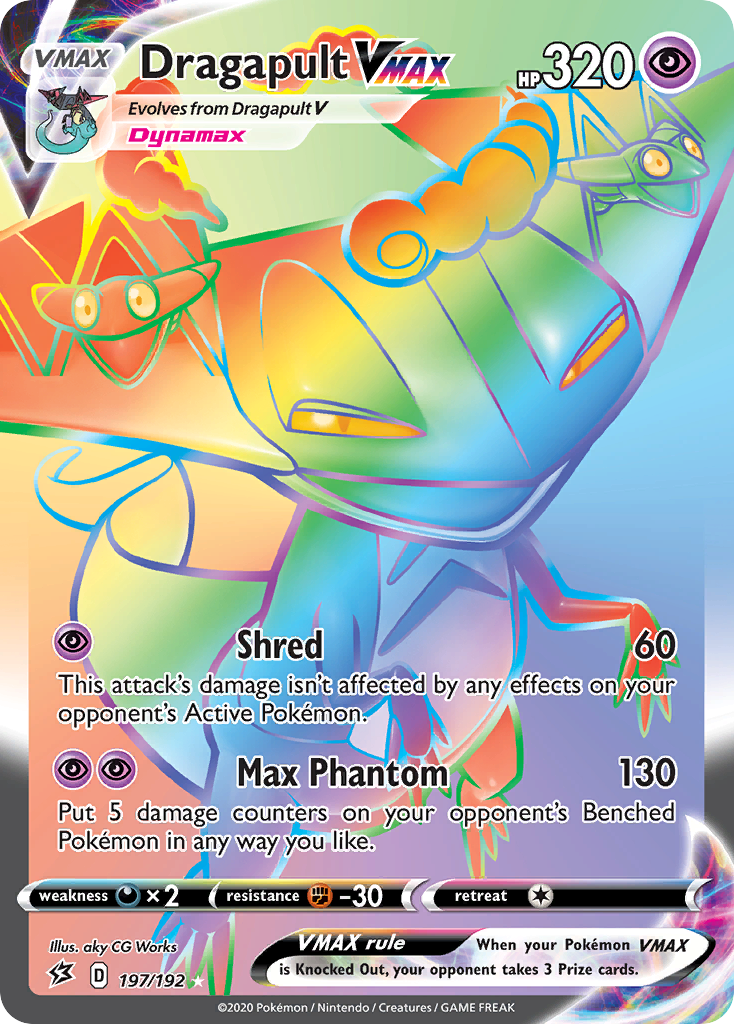 Dragapult VMAX - Rebel Clash - #197 - Pokemon TCG card
