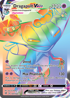 Dragapult VMAX - Rebel Clash - #197 - Pokemon TCG card