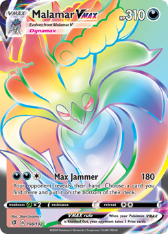 Malamar VMAX #198 Malamar VMAX - Rebel Clash - #198 - Pokemon TCG card
