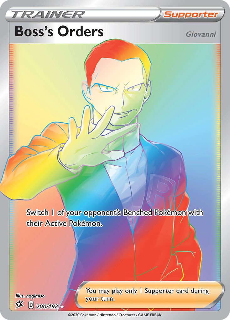 Boss's Orders - Rebel Clash - #200 - Pokemon TCG card