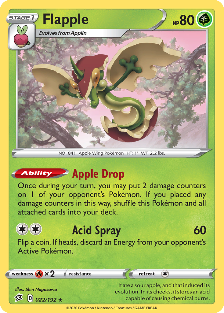 Flapple - Rebel Clash - #22 - Pokemon TCG card