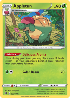 Appletun - Rebel Clash - #23 - Pokemon TCG card