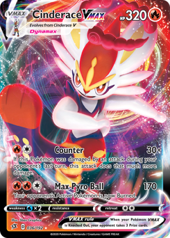 Cinderace VMAX #36 Cinderace VMAX - Rebel Clash - #36 - Pokemon TCG card