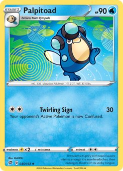 Palpitoad #45 Palpitoad - Rebel Clash - #45 - Pokemon TCG card