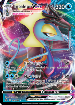 Inteleon VMAX - Rebel Clash - #50 - Pokemon TCG card