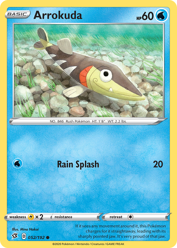 Arrokuda - Rebel Clash - #52 - Pokemon TCG card