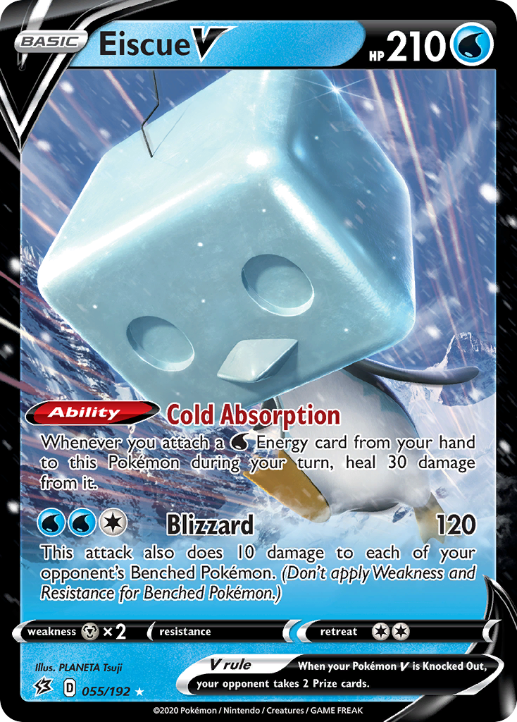 Eiscue V - Rebel Clash - #55 - Pokemon TCG card
