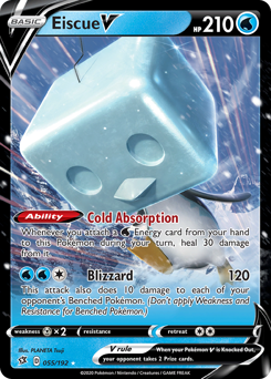 Eiscue V #55 Eiscue V - Rebel Clash - #55 - Pokemon TCG card