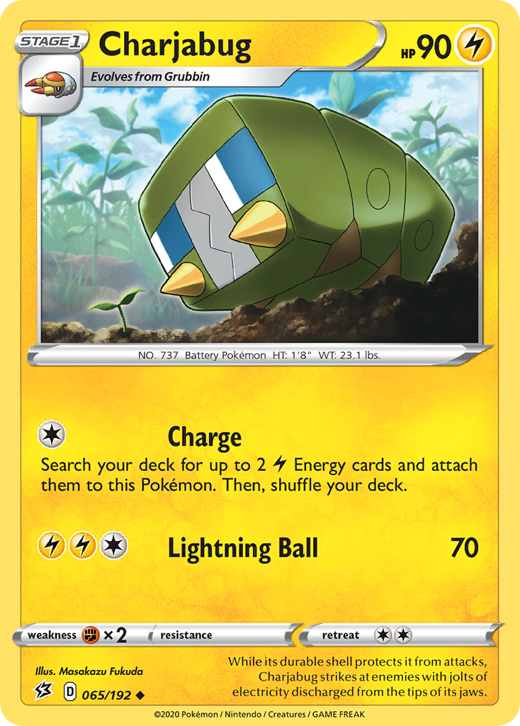 Charjabug - Rebel Clash - #65 - Pokemon TCG card